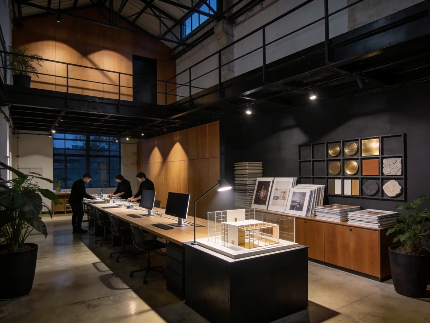 A agência: criação, projeto executivo e maquete de palco